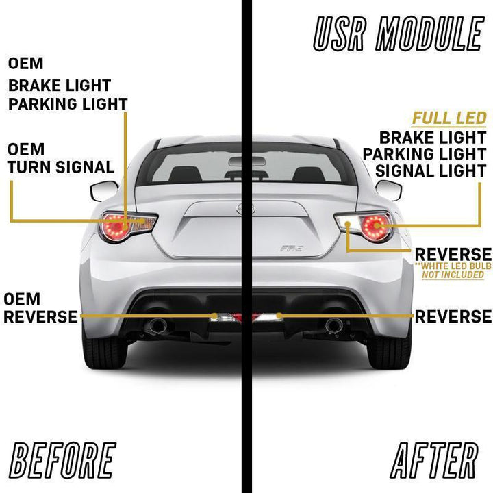 2013 - 2015 Scion FRS / Subaru BRZ Module for Turn Signal to Reverse LED in Tail Light