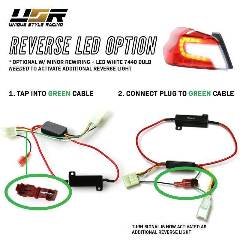2015 - 2020 Subaru WRX Module for Turn Signal to Reverse LED in Tail Light