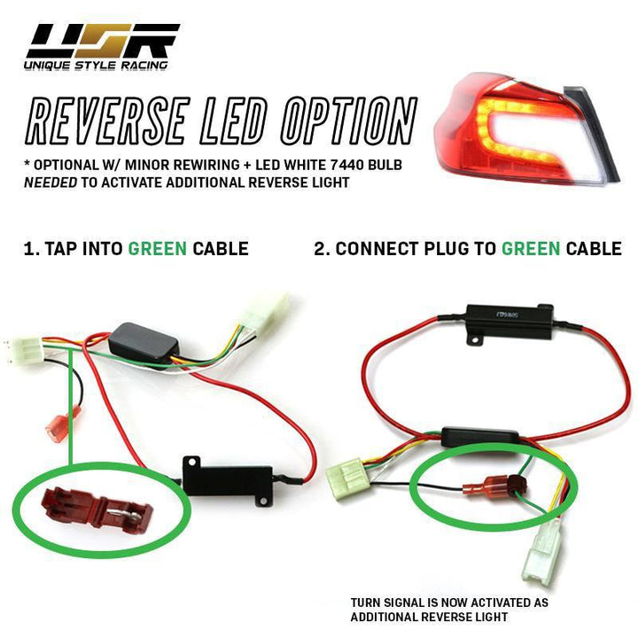 2015 - 2020 Subaru WRX Module for Turn Signal to Reverse LED in Tail Light