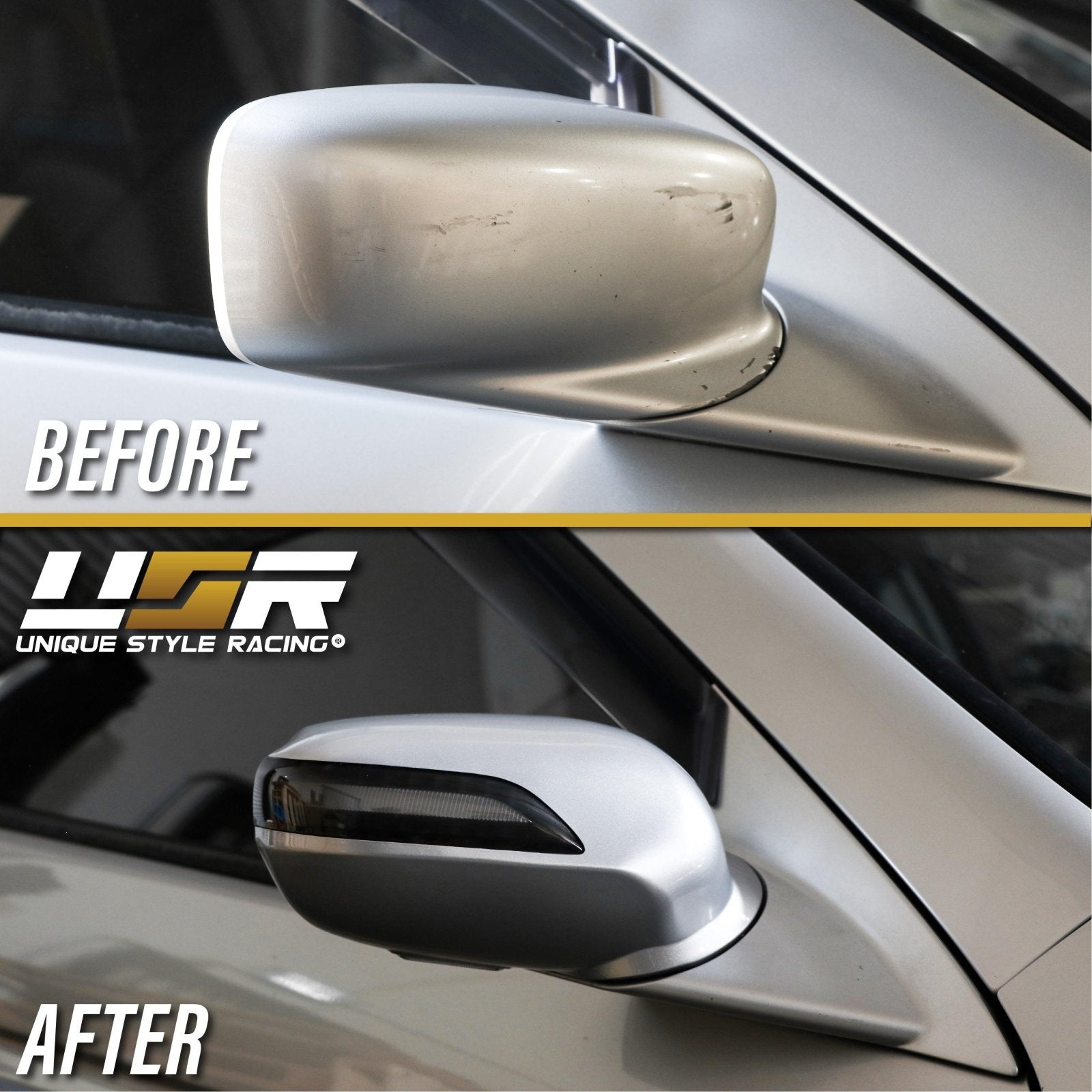 2004-2006 Acura TL TypeS Style Side Mirror Cover w/ Sequential