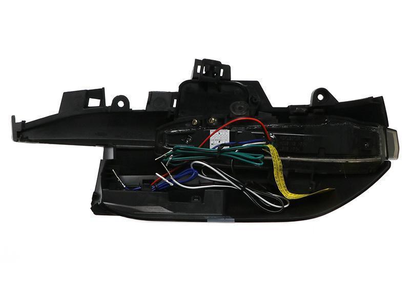 2014 - 2021 Toyota 4Runner Sequential + Switchback + Puddle Courtesy Light Smoke Lens Mirror Signal With Cover