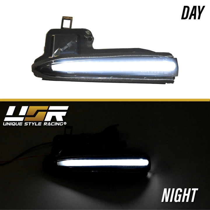 2016 - 2022 Toyota Tacoma USR Smoke Lens Switchback Amber/White LED Mirror Turn Signal Lights