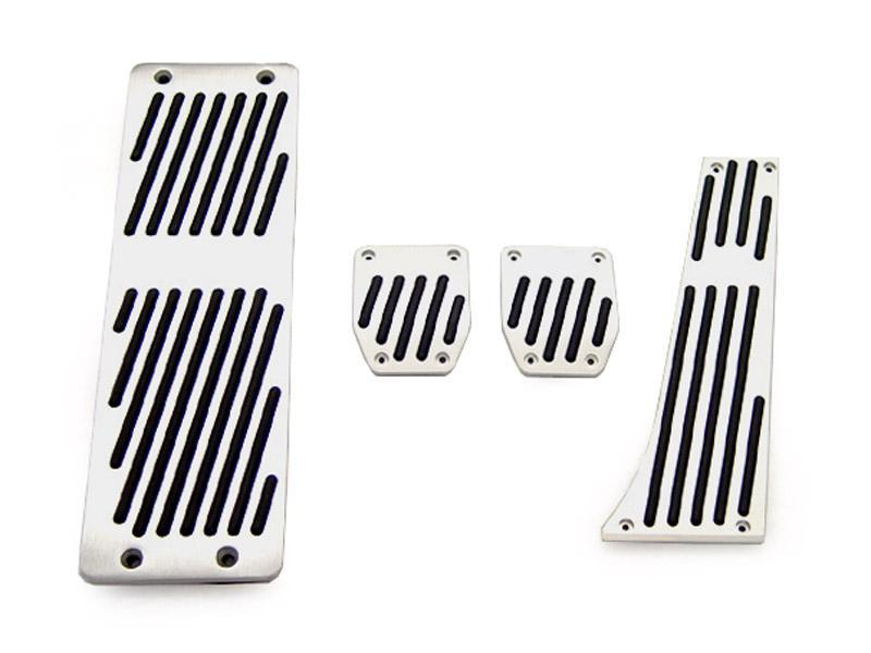 e46 pedal covers BMW 3 Series E46 / E36 Convertible Aluminum With Rubber Insert Pedals + Optional Upgrades Footrest Dead Pedal / Handbrake