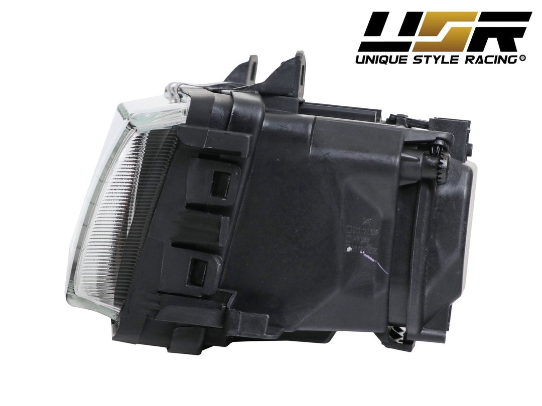 1992 - 1999 BMW E36 3 Series Yellow High Clear Low Glass Lens Hella Euro Ellipsoid Projector Headlight