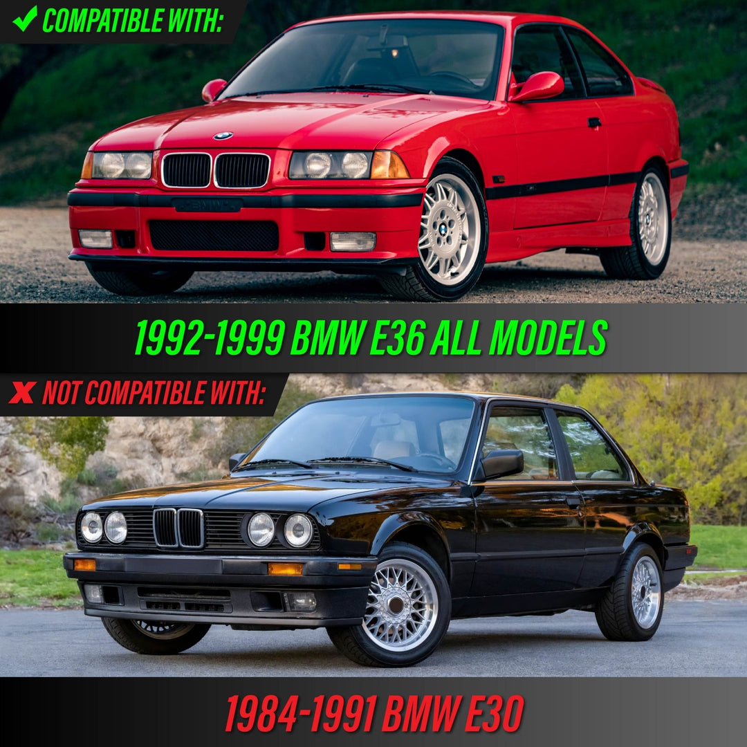 1992 - 1999 BMW E36 3 Series Yellow High Clear Low Glass Lens Hella Euro Ellipsoid Projector Headlight

#optional-items_headlight-with-led-bulbs-and-angel-eye-rings