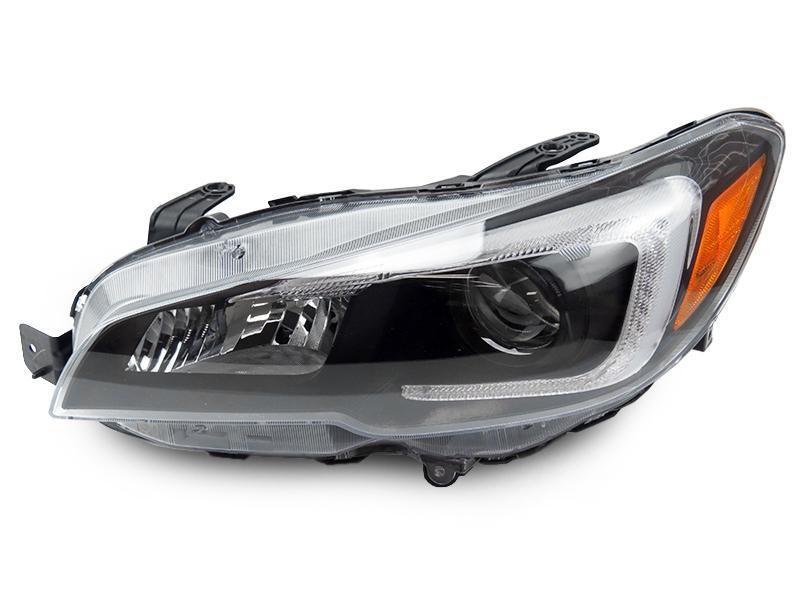 2015 - 2020 Subaru WRX / WRX STi Style Black Housing Projector Headlight For Stock Halogen Models