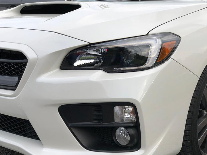 2015 - 2020 Subaru WRX / WRX STi Style Black Housing Projector Headlight For Stock Halogen Models