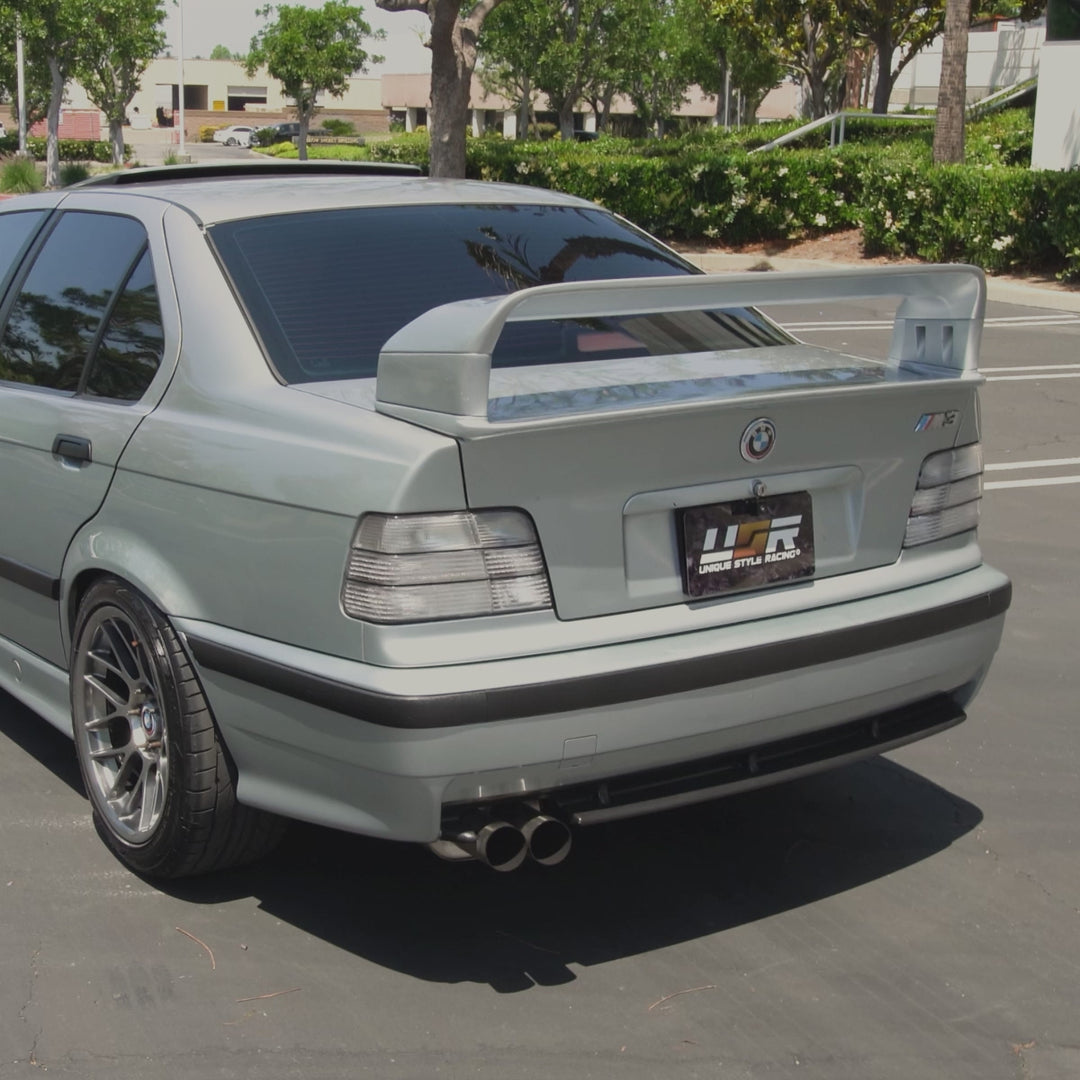 1992-1998 BMW E36 3 Series & M3 4D Sedan All Clear Frosted Lens Tail Lights