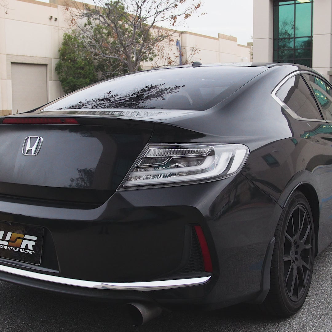 2016 2017 Honda Accord 2D Coupe Black Housing All Clear Lens Tail Lights

#light-source_incandescent