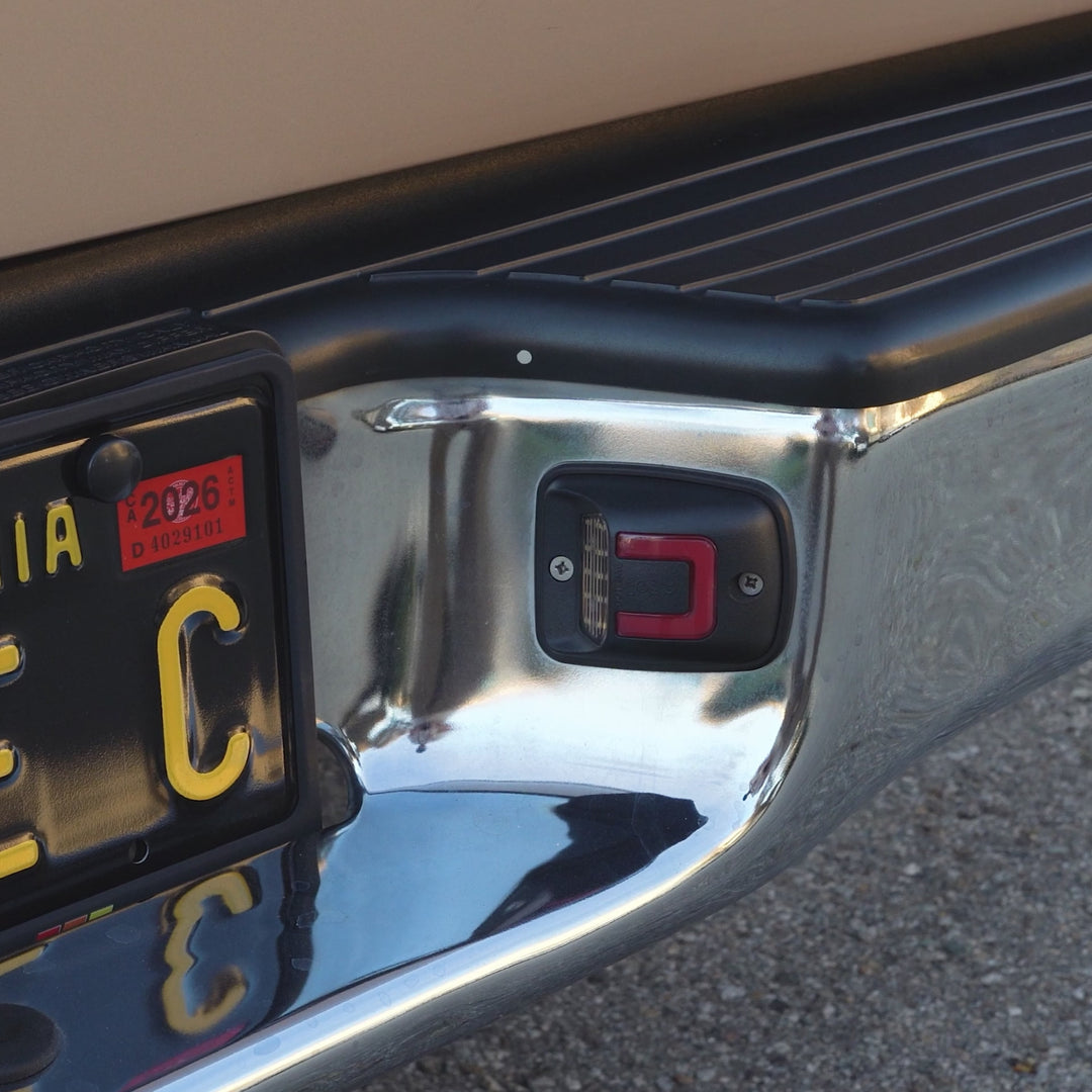 1995-2004 Toyota Tacoma Pickup Red "U" Shape + White LED License Plate Lights