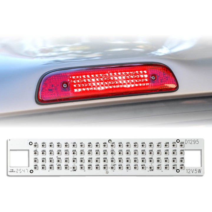 1995 1996 1997 1998 1999 2000 2001 2002 2003 2004 Toyota Tacoma Clear, Smoke or Red Lens 3rd Brake Light with Gasket

#lens-color_led-board-only