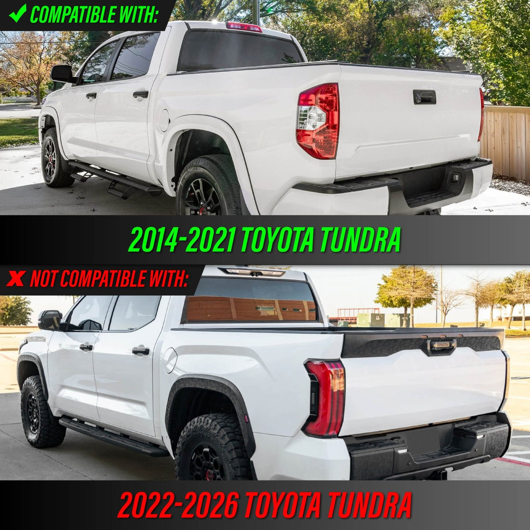 2014-2021 Toyota Tundra All Clear Lens Tail Lights