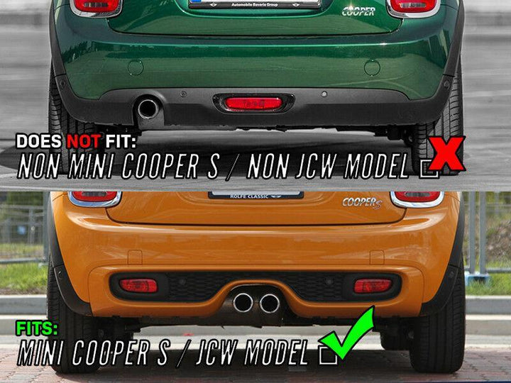2014 - 2017 Mini Cooper S and JCW F55 / F56 / F57 Clear OR Smoke Rear Fog Light Set