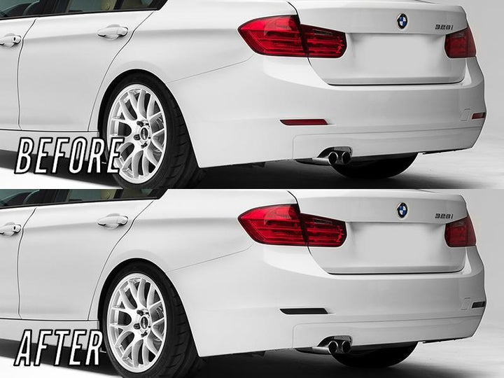 2012 - 2015 BMW 3 Series F30 / 2014 - 2017 F32 4 Series Clear or Smoke Rear Bumper Reflector Light