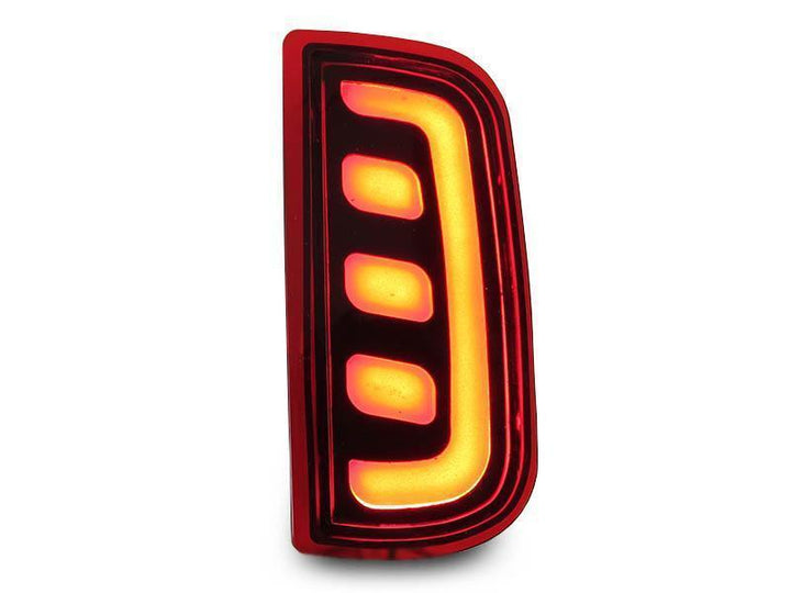 2016 - 2021 Honda Civic 4D Sedan JDM Style Red Lens Rear LED Bumper Reflectors