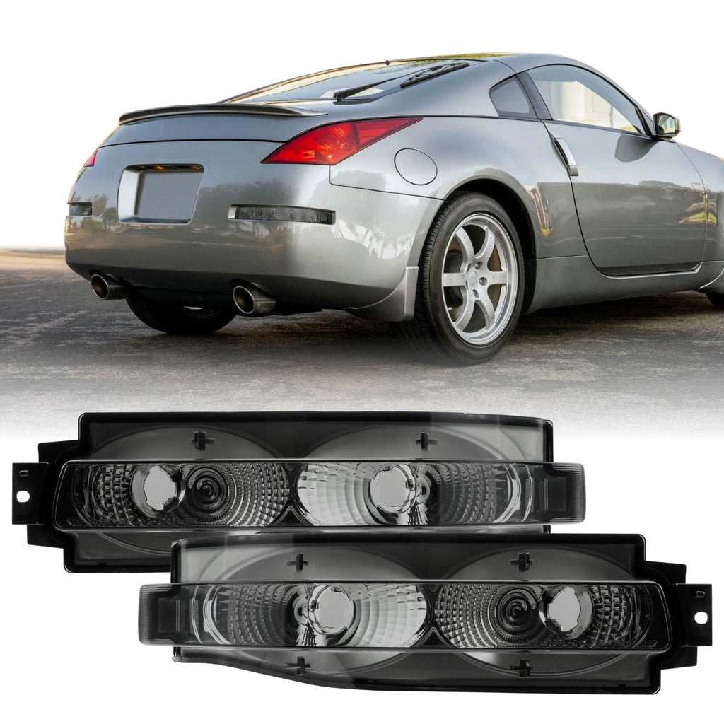 2003-2005 Nissan 350Z Z33 Smoke Rear Bumper Reverse + Turn Signal
