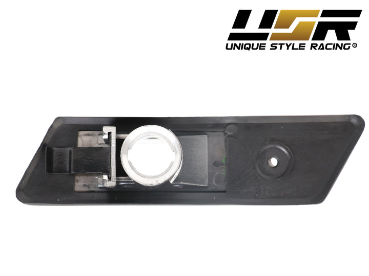 1992-1996 BMW 3 Series E36 / E34 5 Series / E32 7 Series Clear or Smoke Lens Fender Side Marker Light #lens-color_clear-lens-black-trim