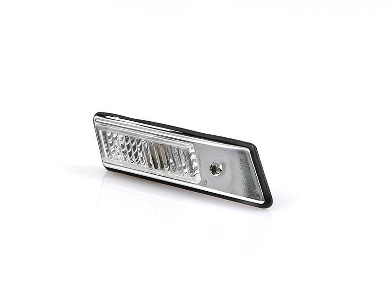 1992-1996 BMW 3 Series E36 / E34 5 Series / E32 7 Series Clear or Smoke Lens Fender Side Marker Light #lens-color_clear-lens-chrome-trim