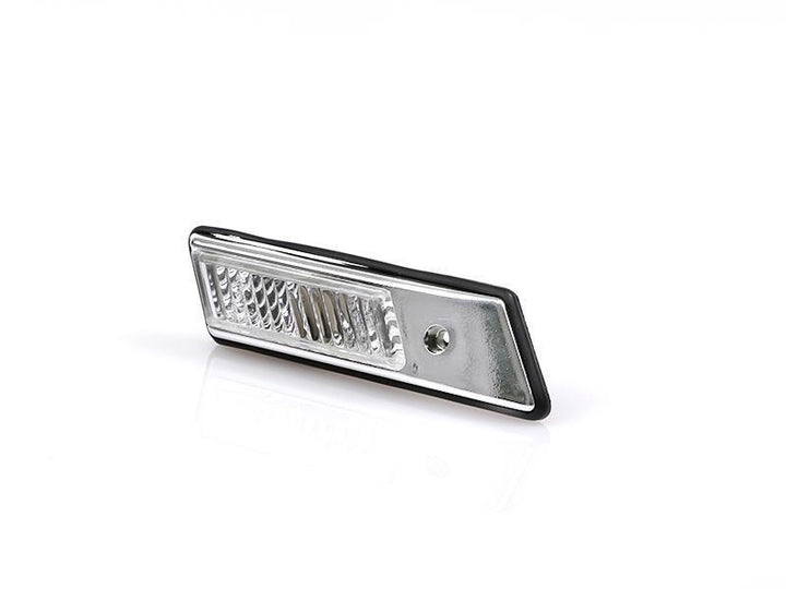 1992-1996 BMW 3 Series E36 / E34 5 Series / E32 7 Series Clear or Smoke Lens Fender Side Marker Light #lens-color_clear-lens-chrome-trim