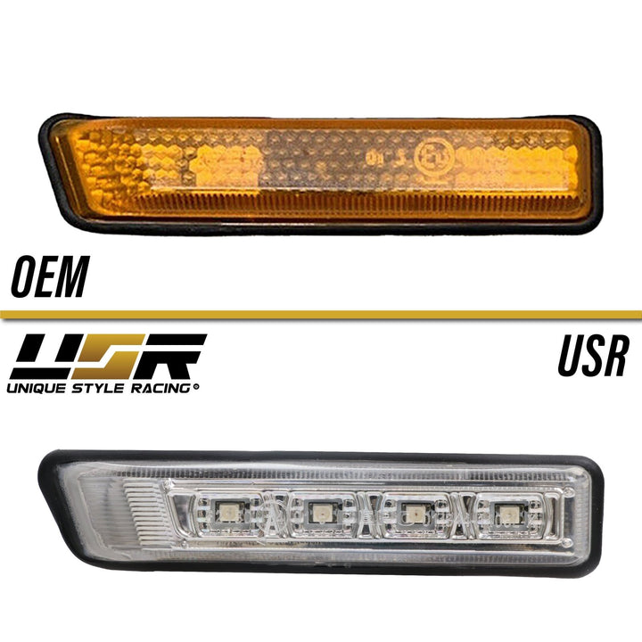 1997 - 1992 BMW 3 Series E36 / 2000 - 2006 BMW E53 X5 Clear or Smoke Lens Amber LED Fender Side Marker Light