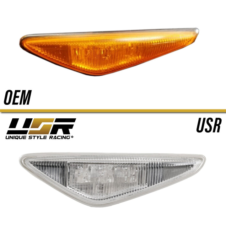 2004-2006 BMW 3 Series E46 2D/Convertible Smoke or Clear LED Fender Side Marker Light

#lens-color_clear-lens-amber-led