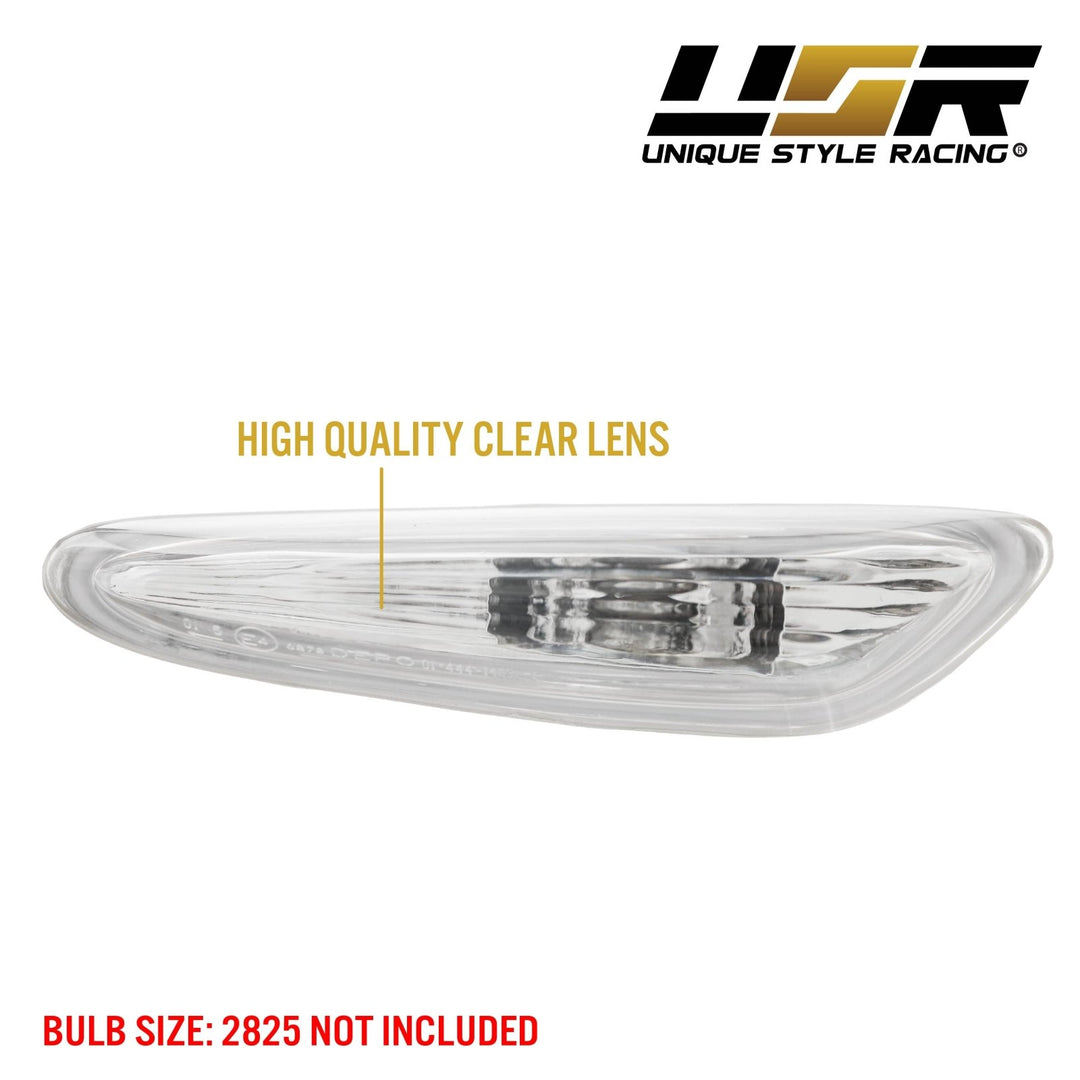 2002-2005 BMW 3 Series E46 4D/5D Clear or Smoke Fender Side Marker Light

#lens-color_clear-lens
