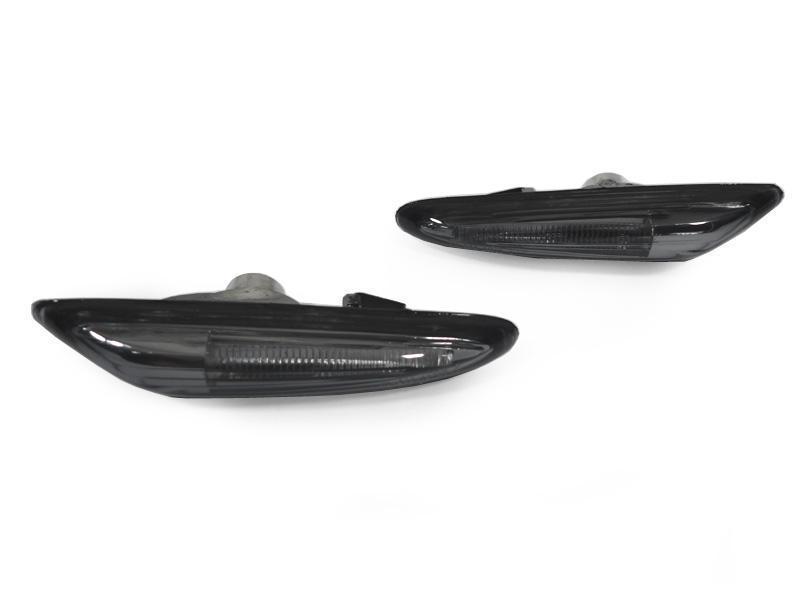 2002-2005 BMW 3 Series E46 4D/5D LED Light Bar Clear or Smoke Fender Side Marker Light

#color_smoke-lens-white-led