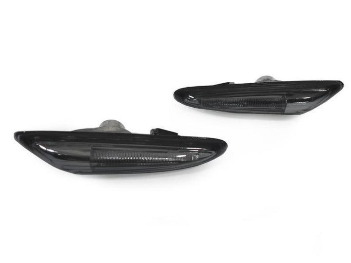 2002-2005 BMW 3 Series E46 4D/5D LED Light Bar Clear or Smoke Fender Side Marker Light

#color_smoke-lens-white-led