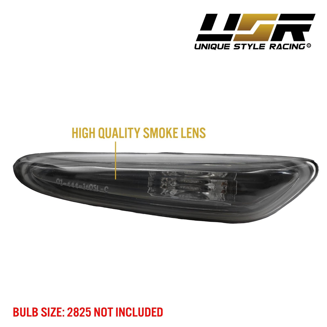 2002-2005 BMW 3 Series E46 4D/5D Clear or Smoke Fender Side Marker Light

#lens-color_dark-smoke-lens