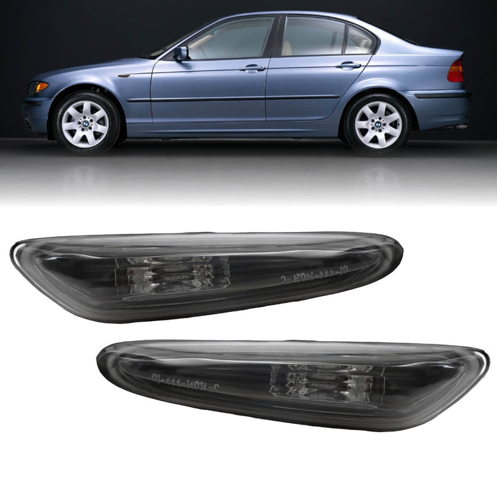2002-2005 BMW 3 Series E46 4D/5D Clear or Smoke Fender Side Marker Light

#lens-color_dark-smoke-lens