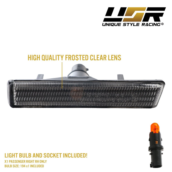 1995 - 2001 BMW E38 7 SERIES / 2001 - 2006 E46 M3 Clear or Smoke Side Marker Light