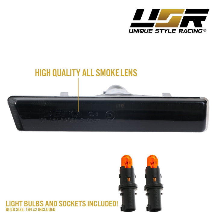 1995 - 2001 BMW E38 7 SERIES / 2001 - 2006 E46 M3 Clear or Smoke Side Marker Light