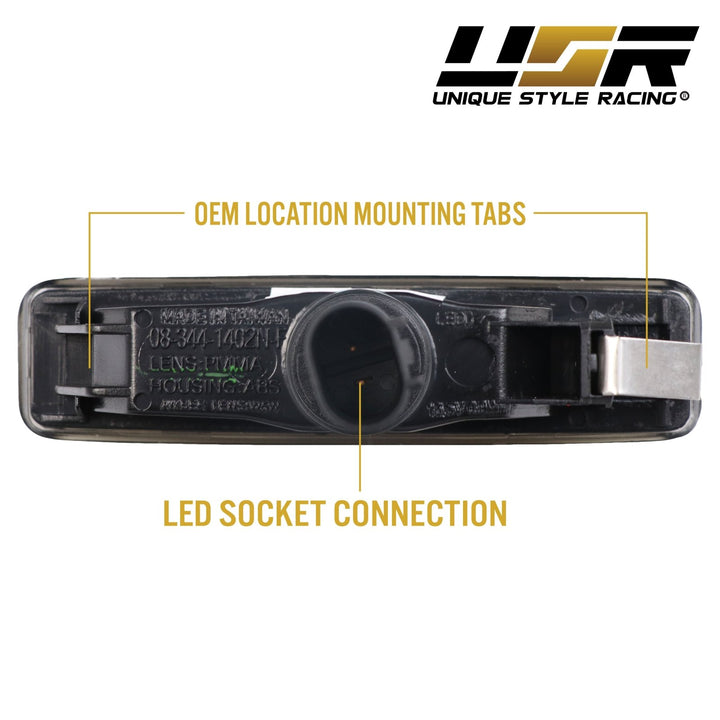 1997-2003 BMW E39 5 Series Clear or Smoke Lens Amber LED Side Marker Light

#color_smoke-lens-amber-led