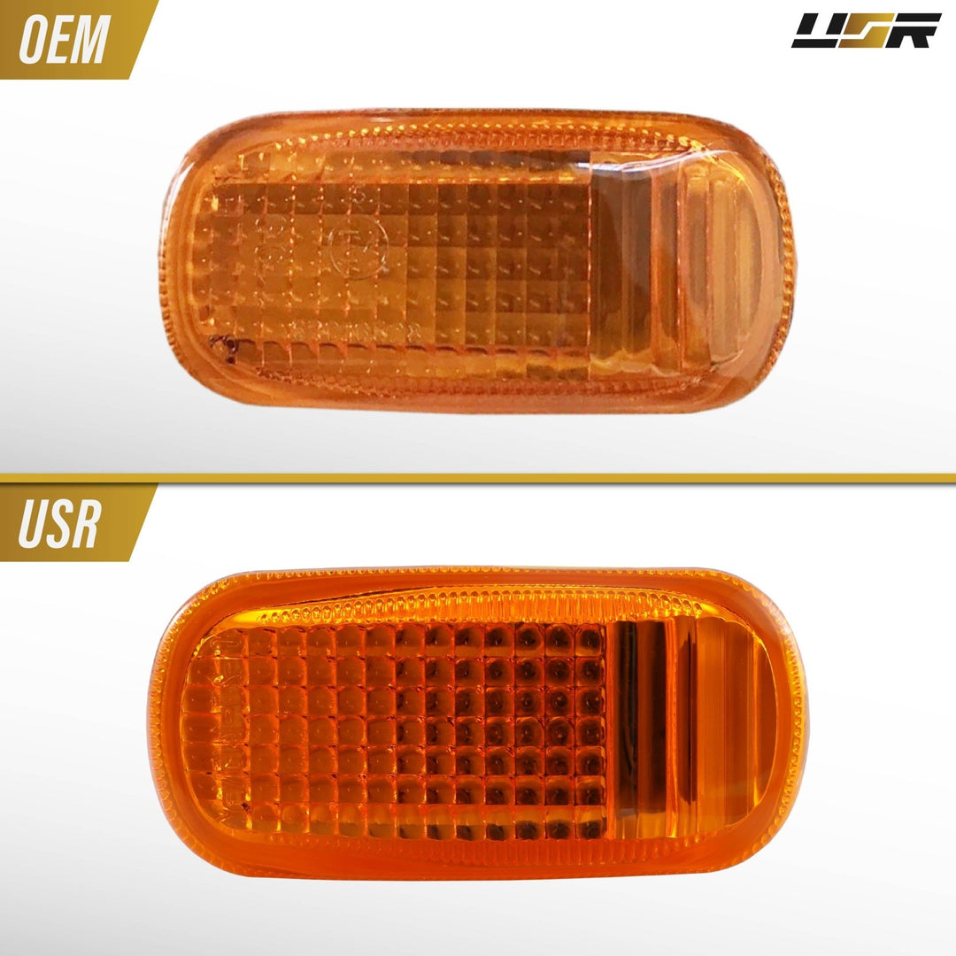Universal JDM Amber or Clear Fender Side Marker Light For Acura / Honda Civic EM2 / Integra DC5 / Toyota / Nissan / Subaru