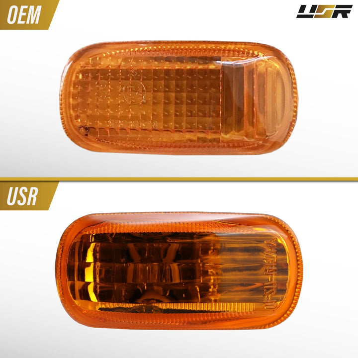 Universal JDM Amber or Clear Fender Side Marker Light For Acura / Honda Civic EM2 / Integra DC5 / Toyota / Nissan / Subaru