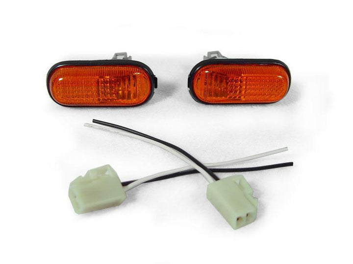 1992 - 1995 Honda Civic JDM Spec Dome Type Amber Side Marker Lights