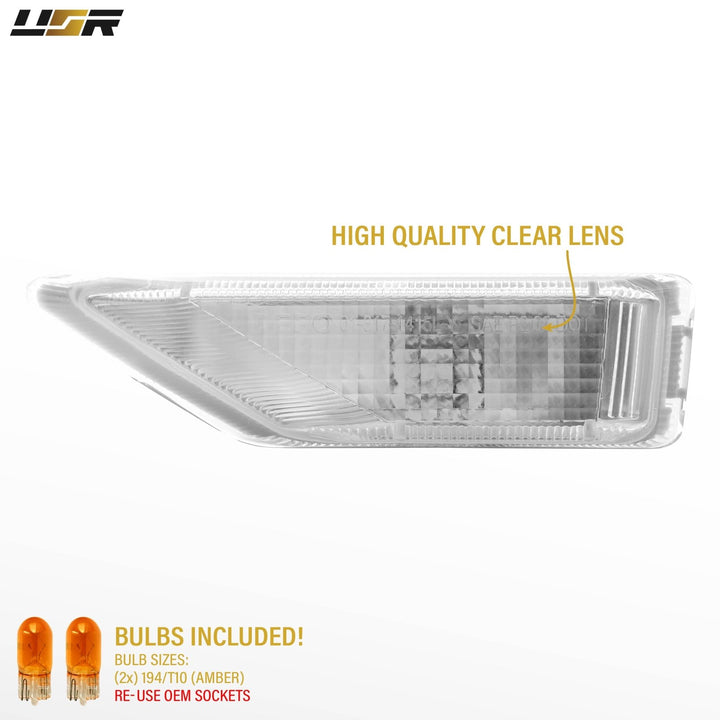 2006 2007 2008 Honda Pilot 2009 2010 2011 Honda Element SC Clear or Smoke Fender Side Marker Lights

#lens-color_frosted-clear-lens