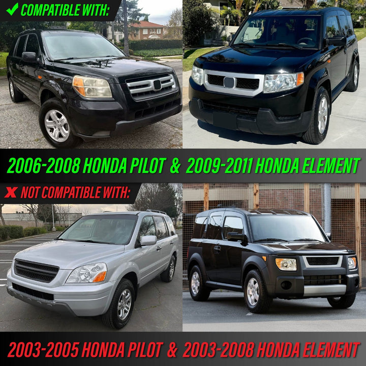 2006 2007 2008 Honda Pilot 2009 2010 2011 Honda Element SC Clear or Smoke Fender Side Marker Lights

#lens-color_frosted-clear-lens