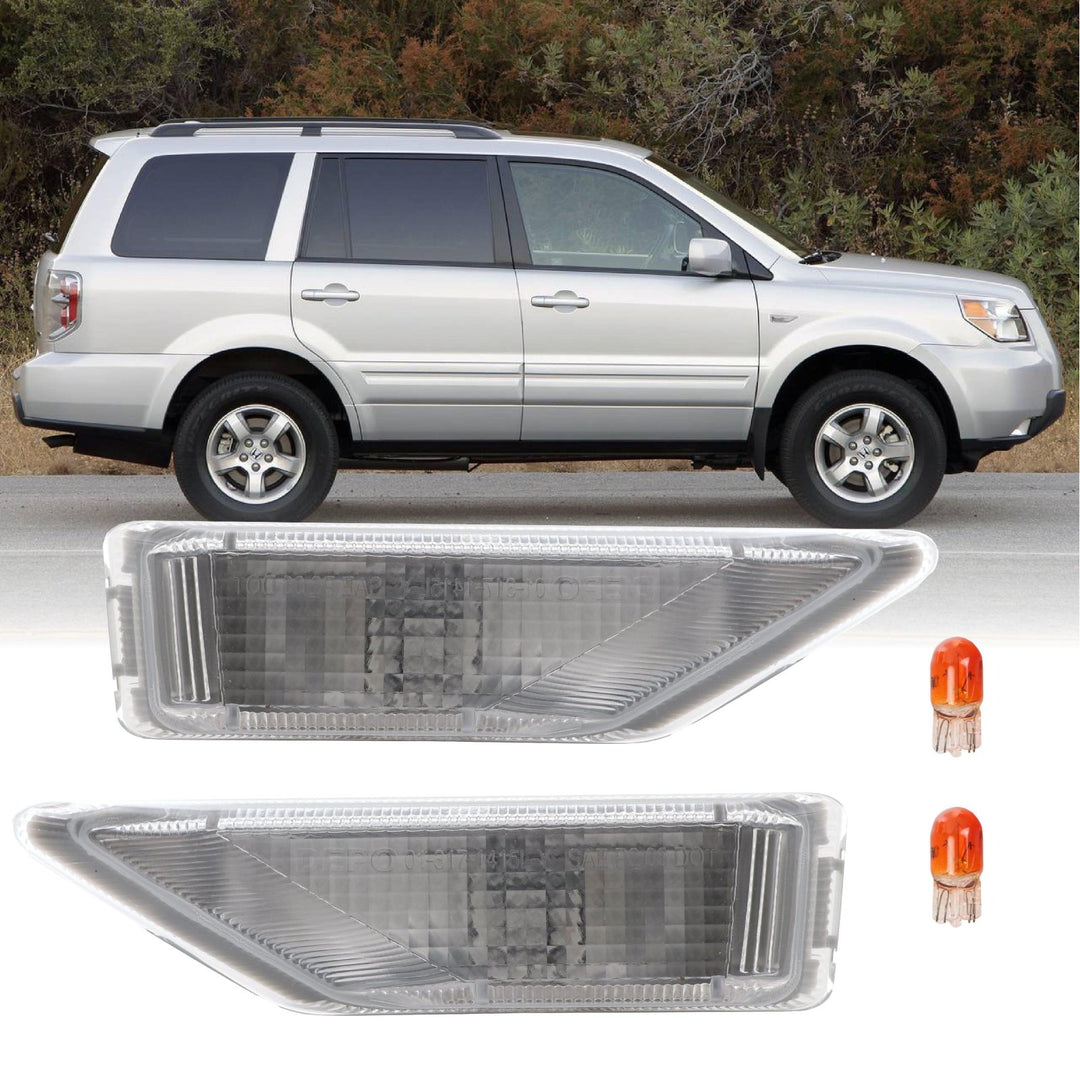 2006 - 2008 Honda Pilot / 2009 - 2011 Honda Element SC Clear or Smoke Fender Side Marker Lights