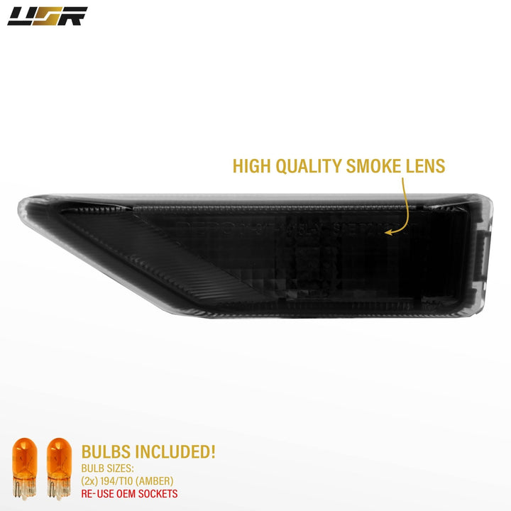 2006 2007 2008 Honda Pilot 2009 2010 2011 Honda Element SC Clear or Smoke Fender Side Marker Lights

#lens-color_frosted-smoke-lens