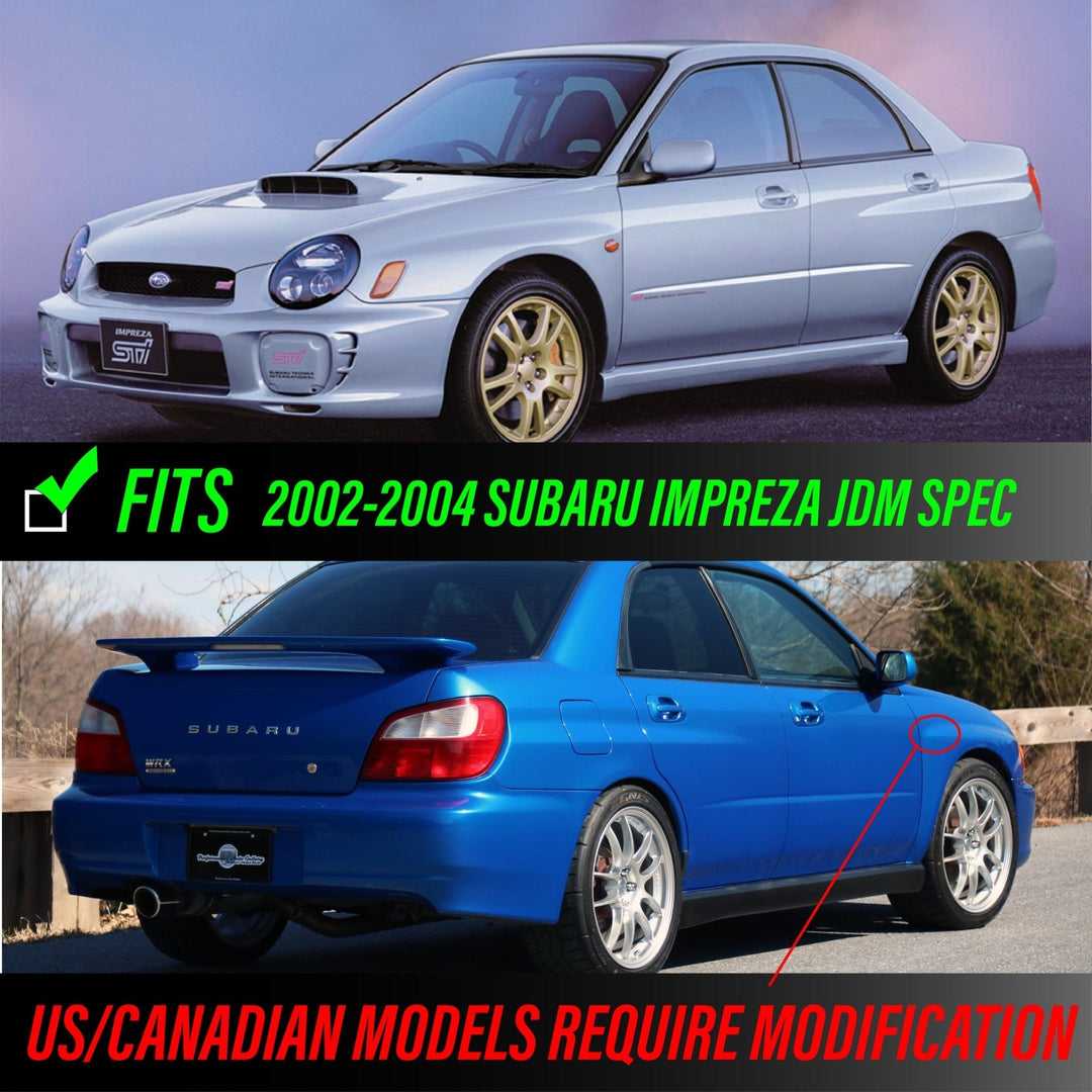 2002 - 2004 Subaru Impreza GDA GDB Smoke Fender Side Marker Lights