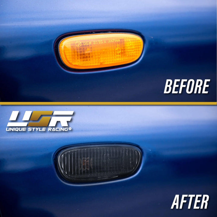 1995 - 2001 Subaru Classic Impreza Clear or Black Front Side Marker Lights