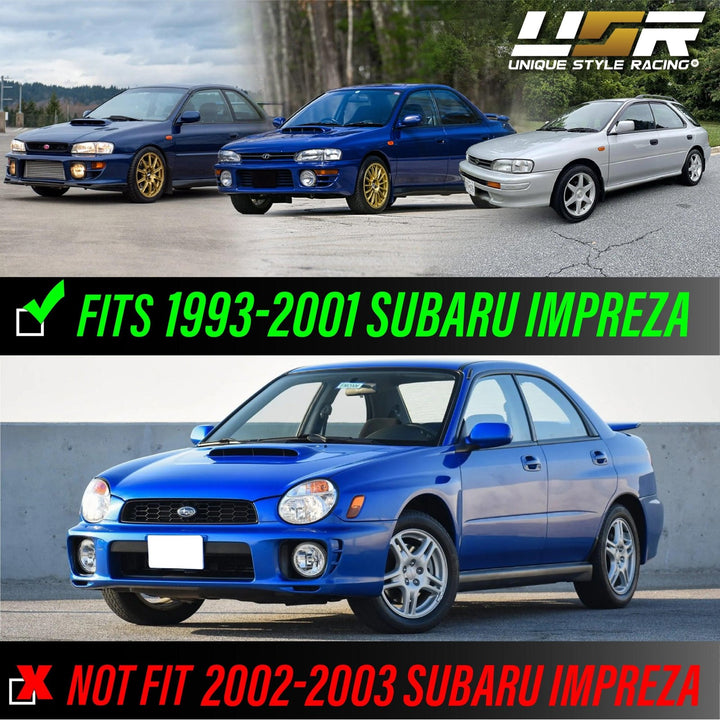 1995 - 2001 Subaru Classic Impreza Clear or Black Front Side Marker Lights