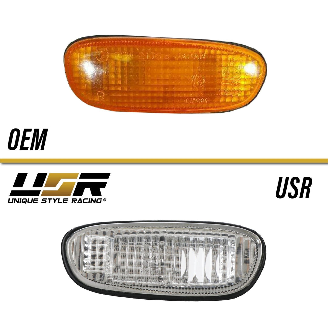 1995 - 2001 Subaru Classic Impreza Clear or Black Front Side Marker Lights