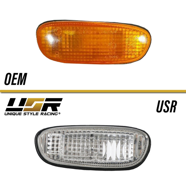1995 - 2001 Subaru Classic Impreza Clear or Black Front Side Marker Lights