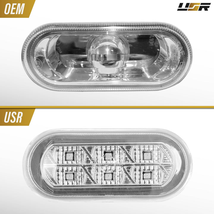 1999 - 2005 VW Golf / GTI / Jetta Mk.4 / 9805 Passat B5 Clear or Smoke Lens Amber LED Fender Side Marker Light