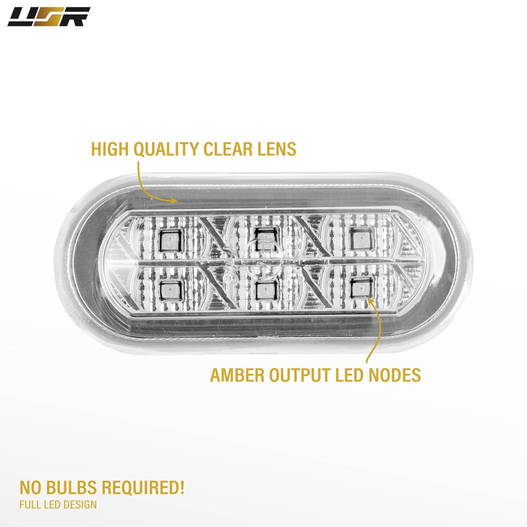 1999 - 2005 VW Golf / GTI / Jetta Mk.4 / 9805 Passat B5 Clear or Smoke Lens Amber LED Fender Side Marker Light