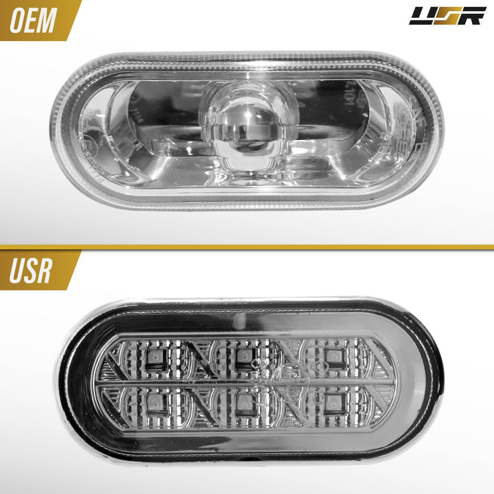 1999 - 2005 VW Golf / GTI / Jetta Mk.4 / 9805 Passat B5 Clear or Smoke Lens Amber LED Fender Side Marker Light