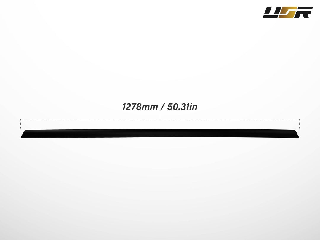 1991-1995 Acura Legend, 2000-2004 Acura RL, 1997-2003 Chevy Malibu Universal 50" Unpainted Trunk Lip Spoiler Wing