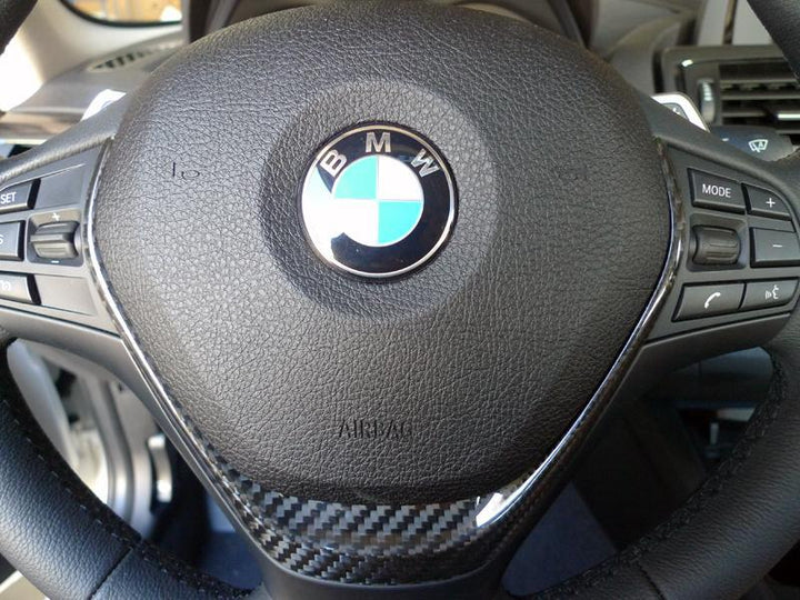 2014 - 2015 BMW 2 Series F22 Carbon Fiber SteerIng Wheel Cover